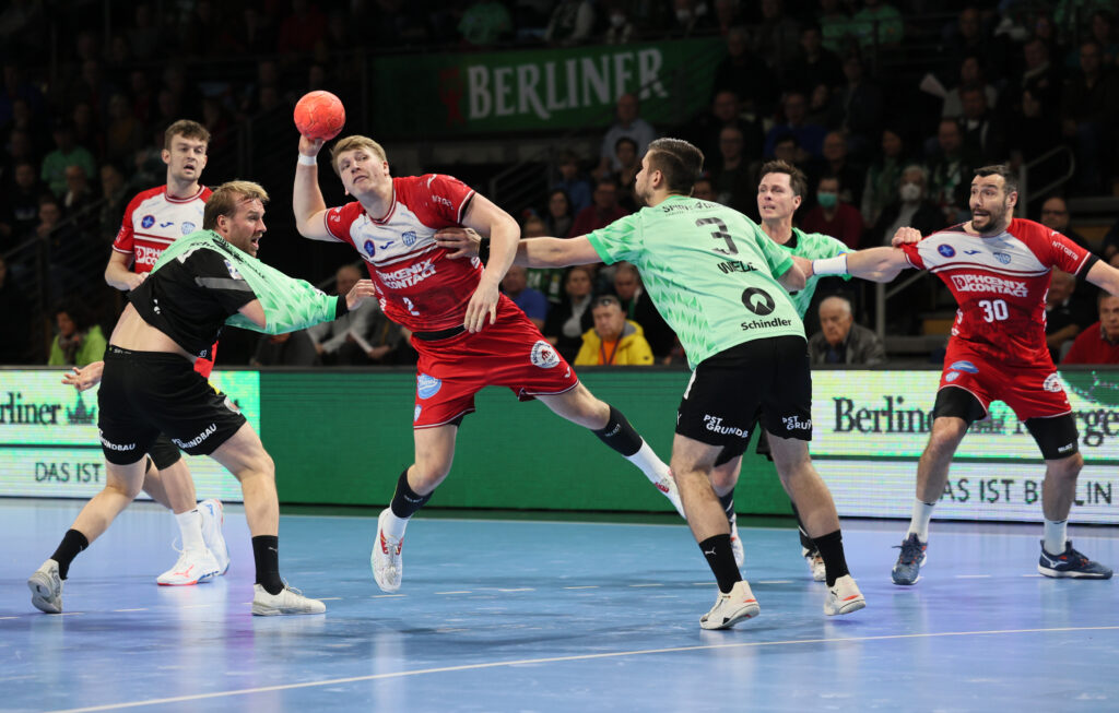 GER HBL Saison 2022/2023 FÜCHSE Berlin vs TBV Lemgo Lippe, 20.11.22, Max-Schmeling-Halle, Berlin,