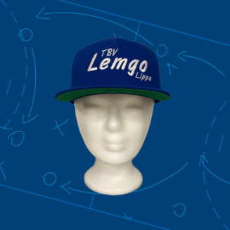 Snapback royal, mit Stick "TBV Lemgo Lippe"