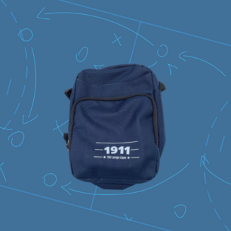 Body Bag Across, dark navy, "1911"