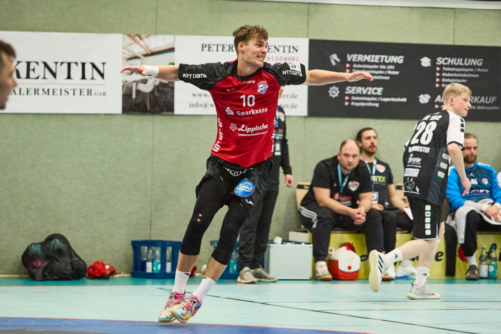 Fynn Hasenkamp zurück nach seiner Verletzung (gegen LIT am 14.10.2023)