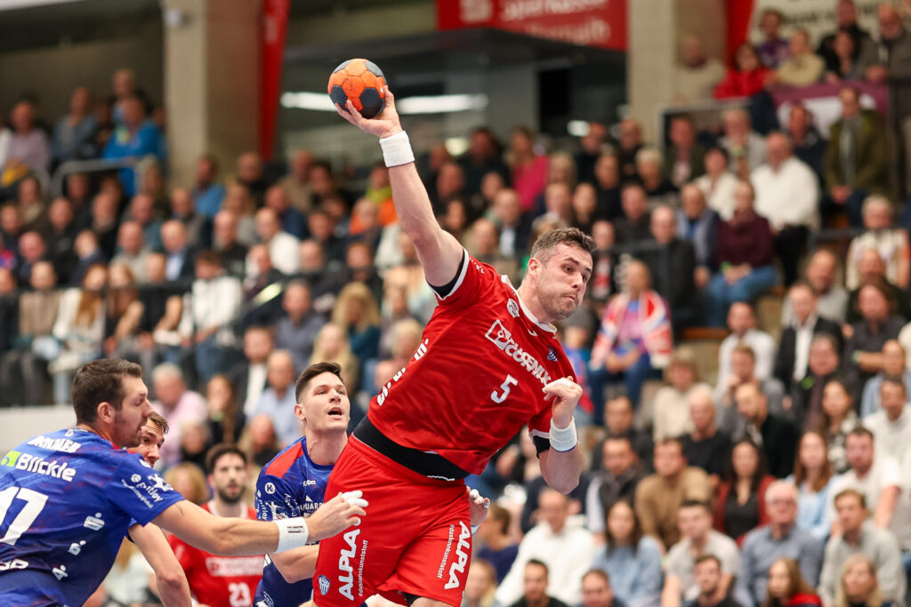 HBW Balingen-Weilstetten vs. TBV Lemgo Lippe, Handball, Liqui Moly Handball-Bundesliga, Spielzeit 2023/24, 12. Spieltag, 13.11.2023