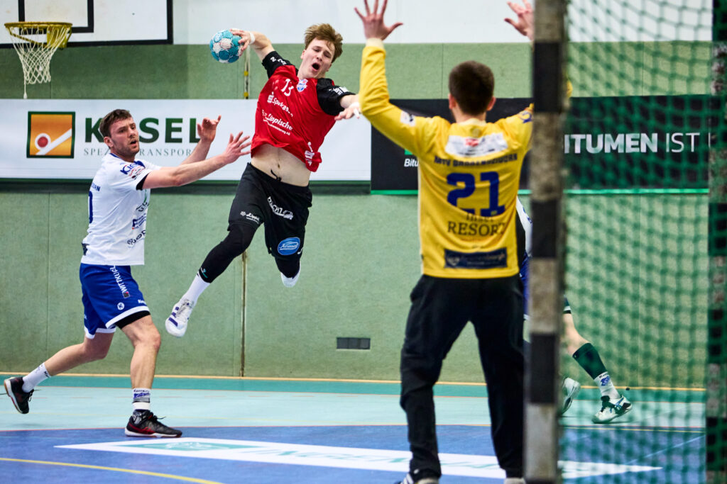 Connar Battermann im Spiel gegen Großenheidorn am 23.03.2024