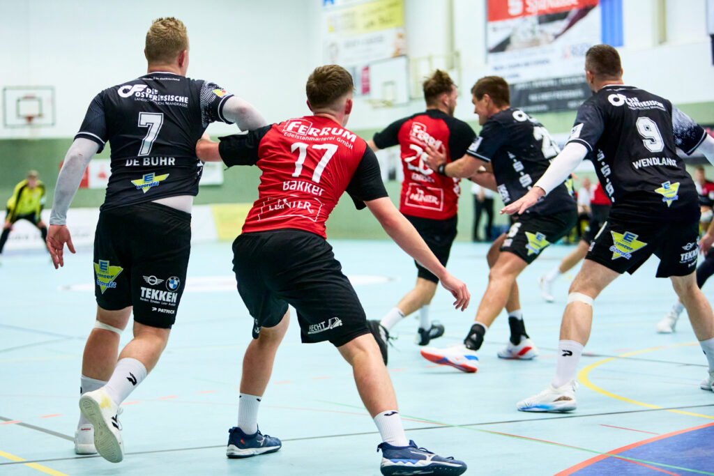 Szene aus dem Hinspiel gegen den OHV Aurich (28.10.2023)