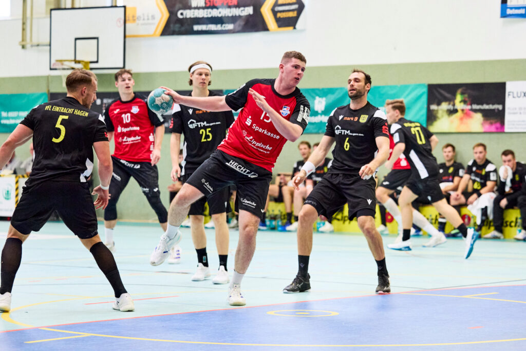 Torben Hübke im Spiel gegen den VfL Eintracht Hagen II (07.09.2024)