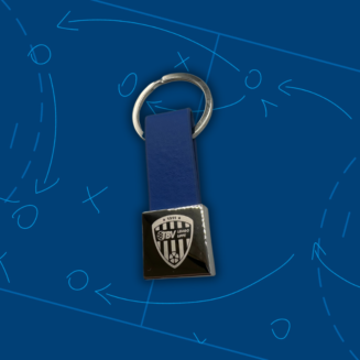 Schlüsselanhänger Logo, blau