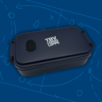 Brotdose Blocksatz, marineblau