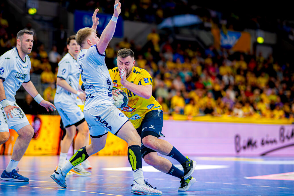 Handball I Herren I Saison 2024-2025 I Daikin HBL I 25. Spieltag I Rhein-Neckar Löwen – TBV Lemgo-Lippe I 05.04.2025