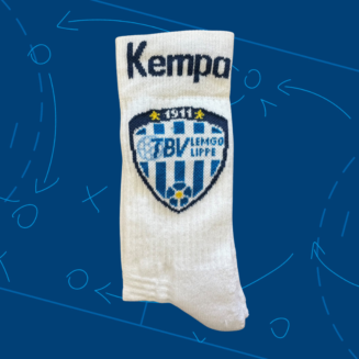 Kempa Classic Socken TBV-Logo, weiss