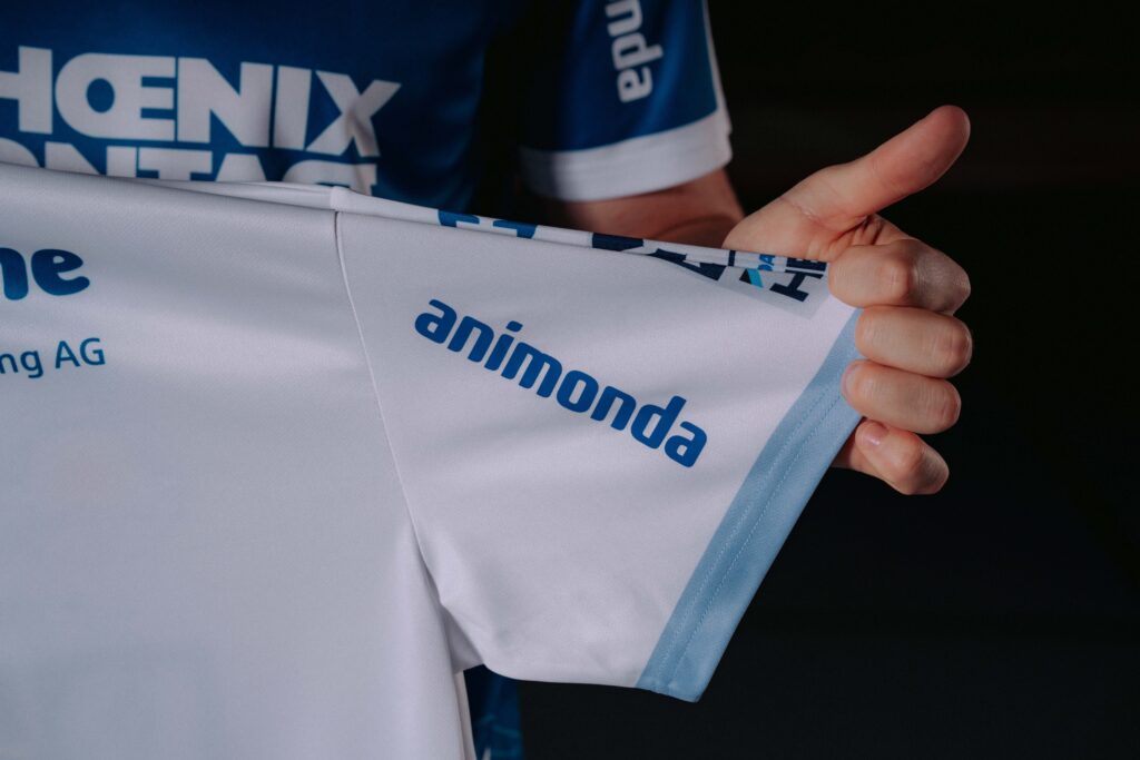 Heristo animonda Logo auf dem Ärmel des TBV-Trikots