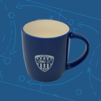 Kaffeebecher "Porzellan blau"