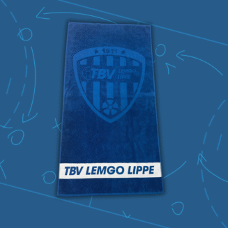 Duschtuch mit Wappen-Prägung, Baumwolle