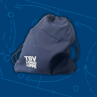 Gymbag "Blocksatz", dark navy