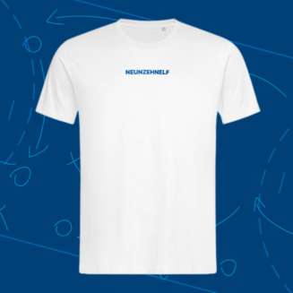 T-Shirt "Logo", weiss