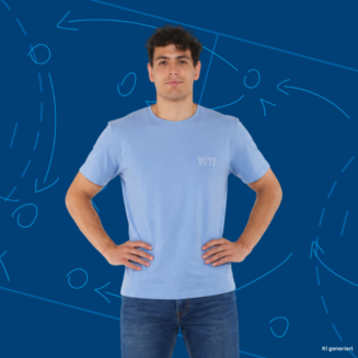 T-Shirt „1911“, skyblue